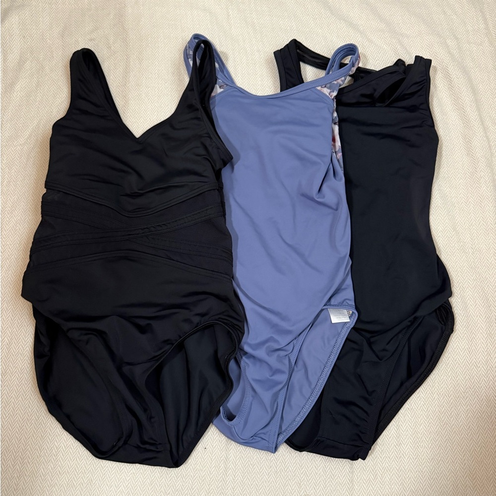 Balera Dancewear Leotards 3 set (2 black/1 blue-ish/purple